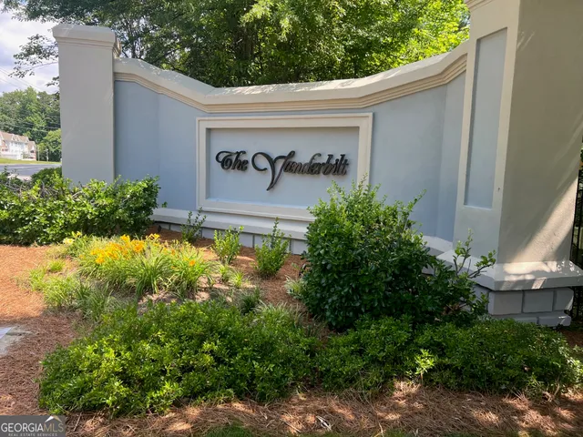 a view of outdoor space with garden and plants