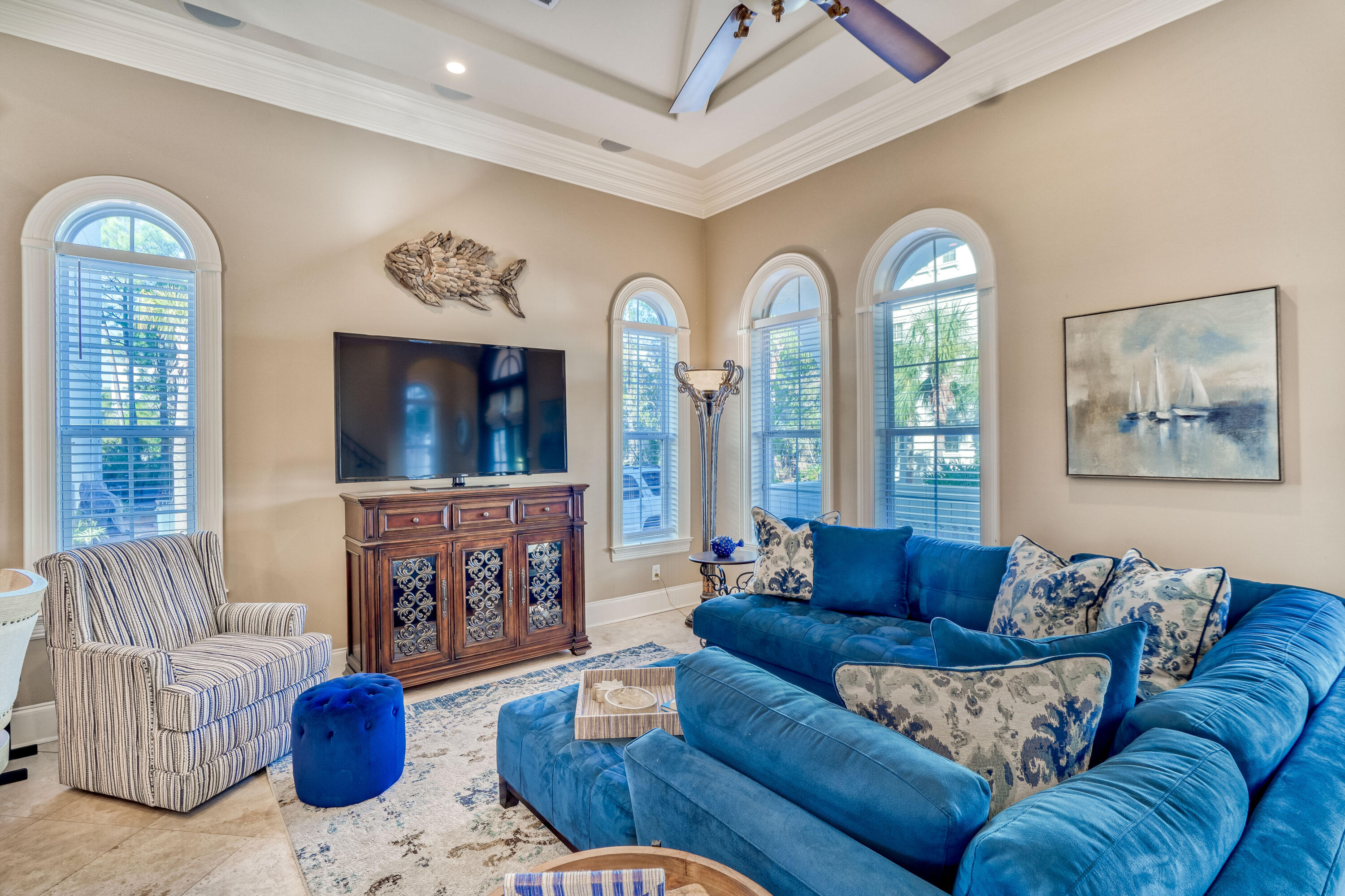 89 Palmeira Way Santa Rosa Beach, FL 32459 - Photo 11 of 64 a living room with furniture and a large window