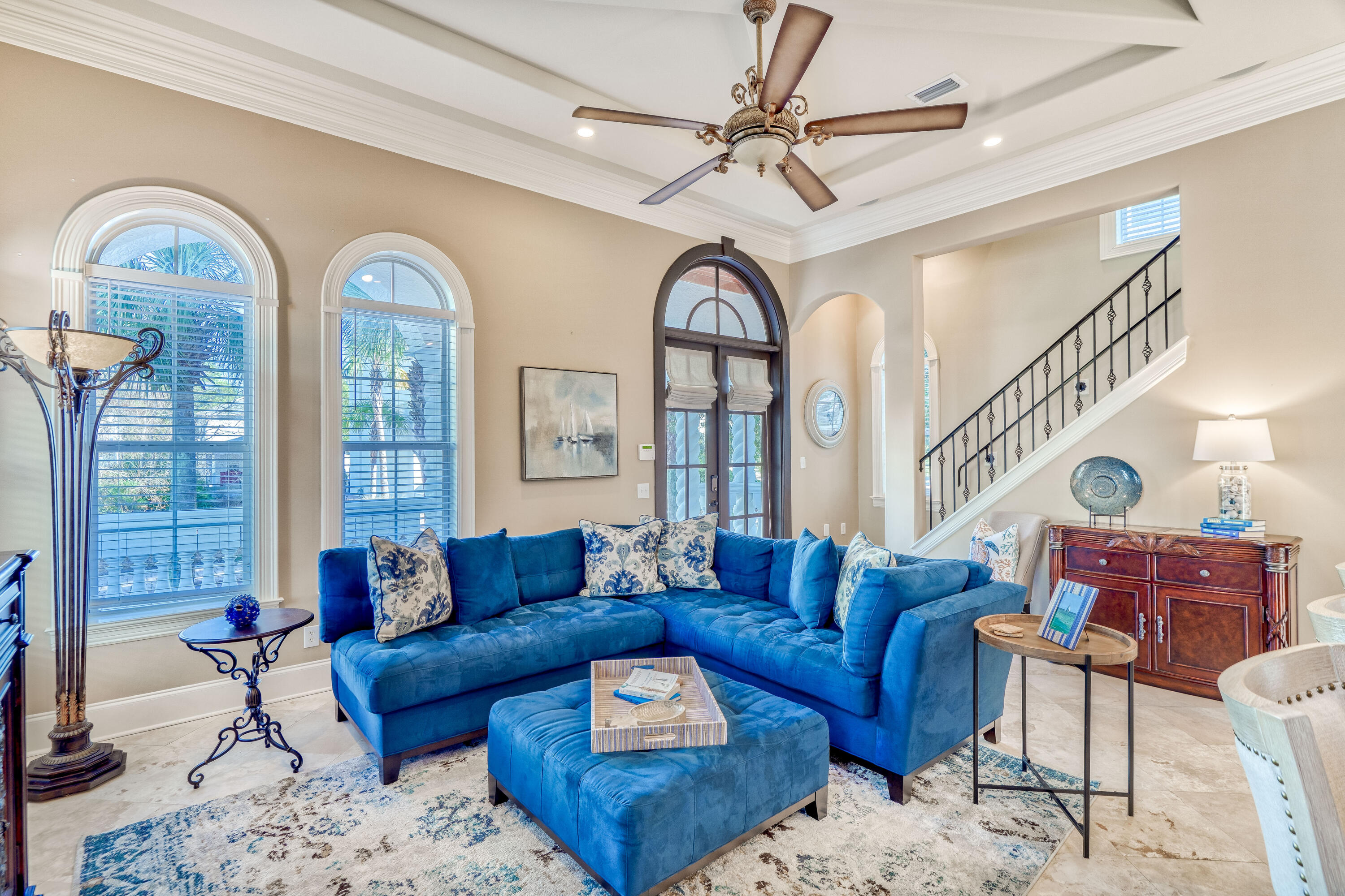 89 Palmeira Way Santa Rosa Beach, FL 32459 - Photo 12 of 64 a living room with furniture and a large window