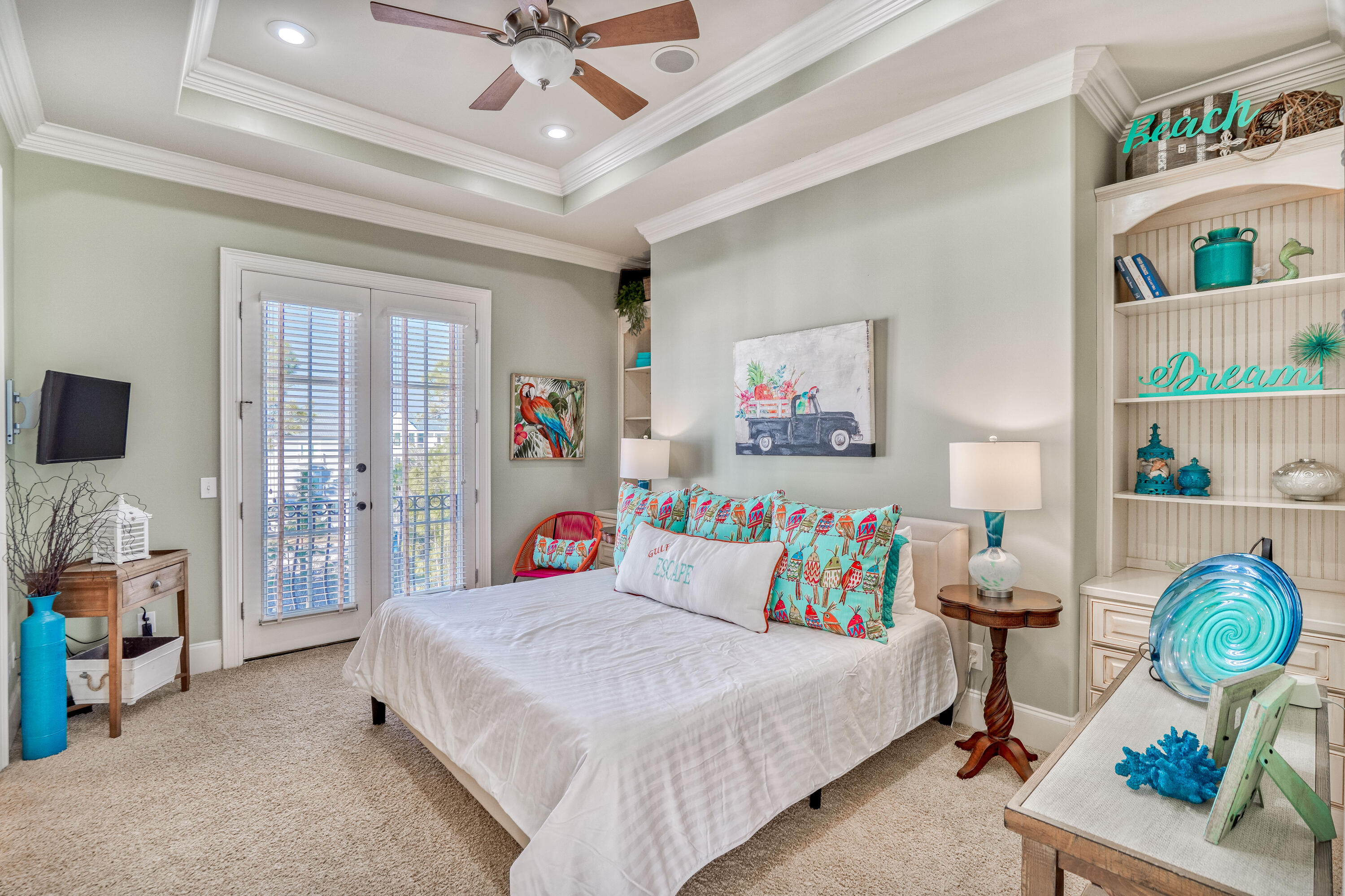 89 Palmeira Way Santa Rosa Beach, FL 32459 - Photo 35 of 64 a bedroom with a bed a dresser and next to a window