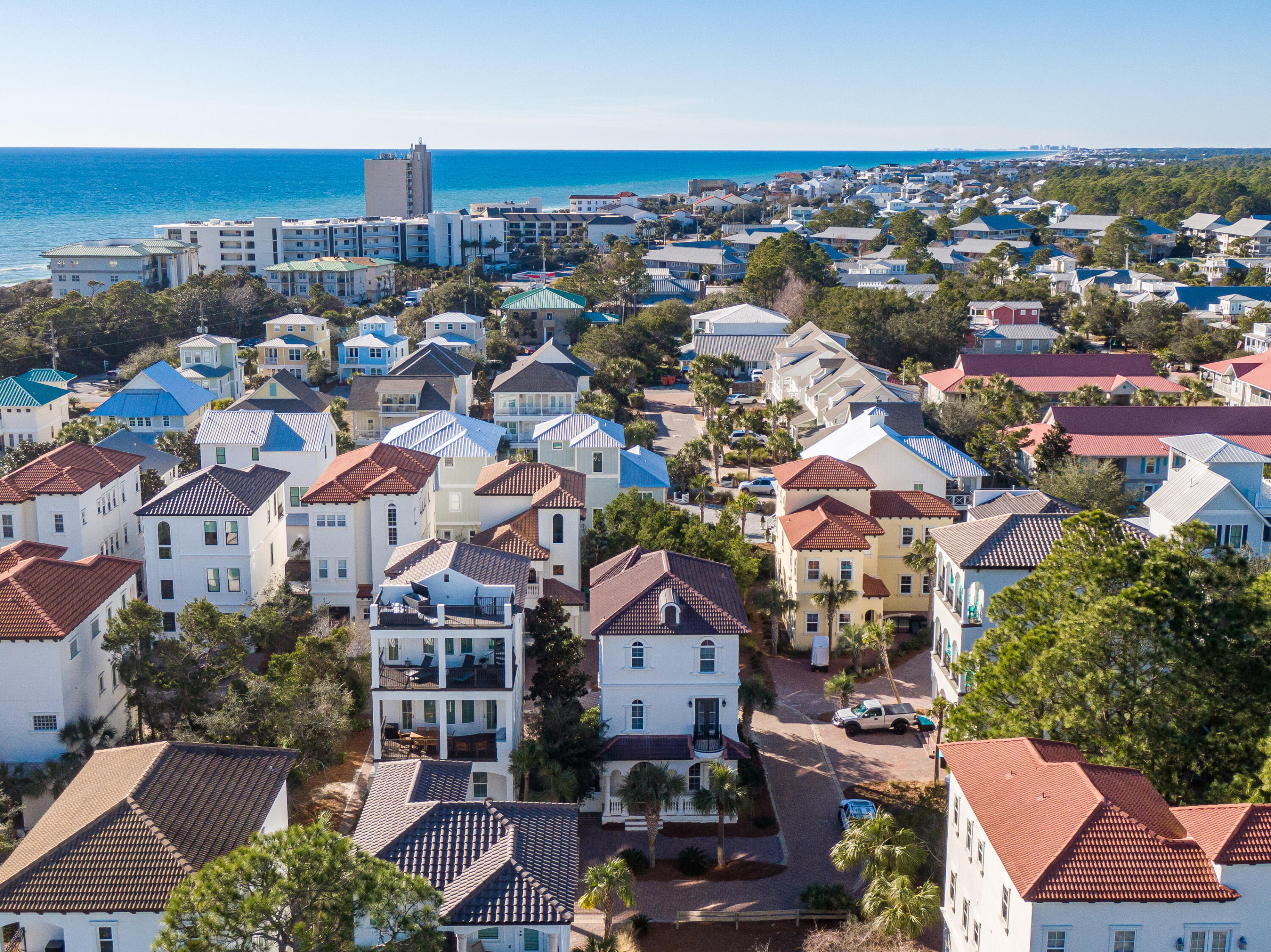 89 Palmeira Way Santa Rosa Beach, FL 32459 - Photo 51 of 64 an aerial view of residential houses with city view