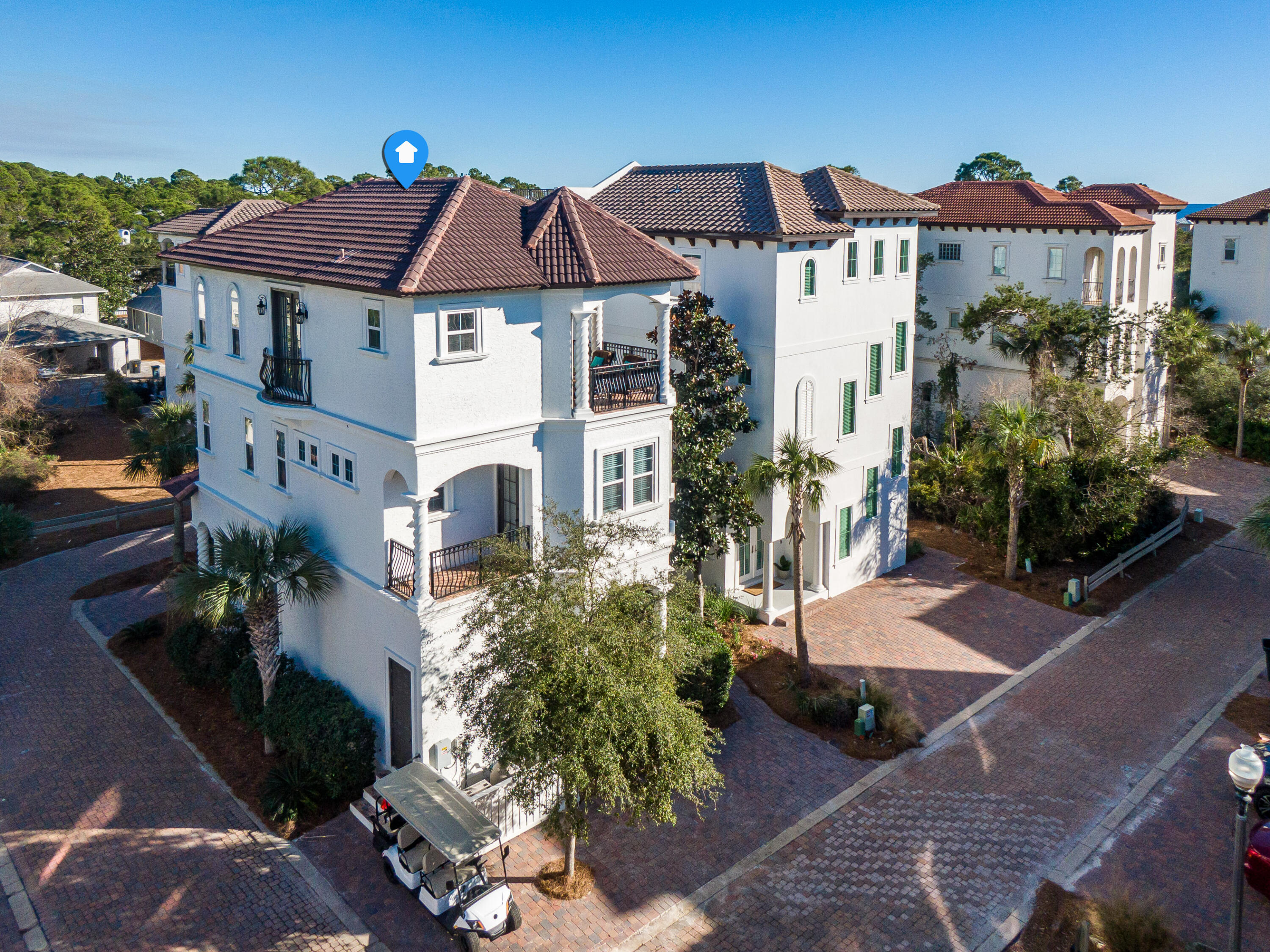 89 Palmeira Way Santa Rosa Beach, FL 32459 - Photo 60 of 64 a view of a house with yard and plants
