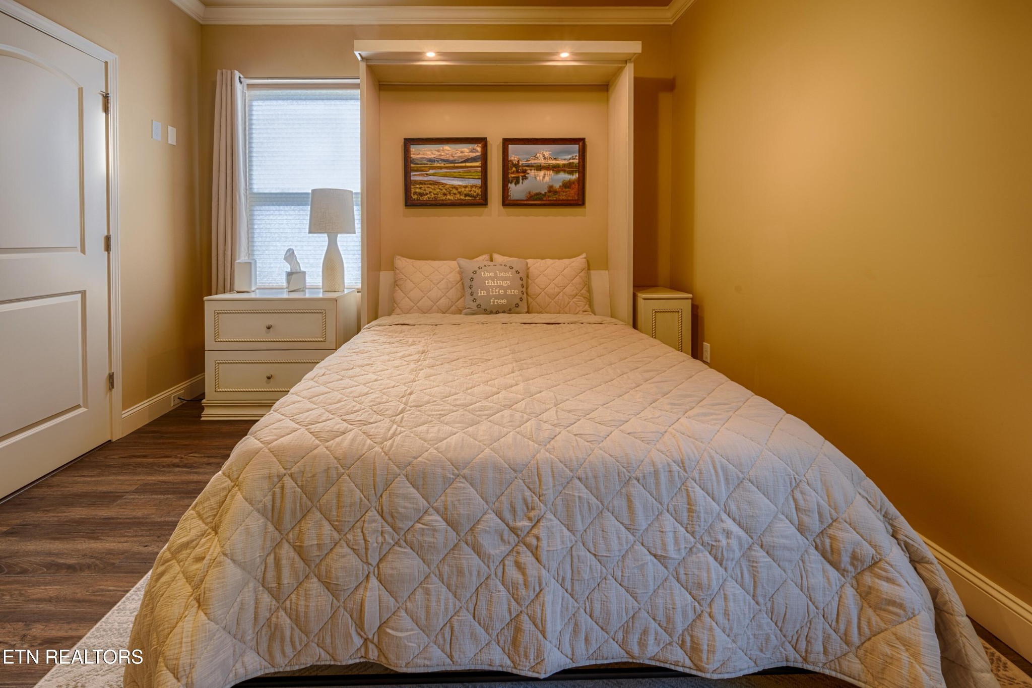 229 Bishops Cap Circle, Unit 101 Townsend, TN 37882 - Photo 29 of 47 a bedroom with a bed and a window