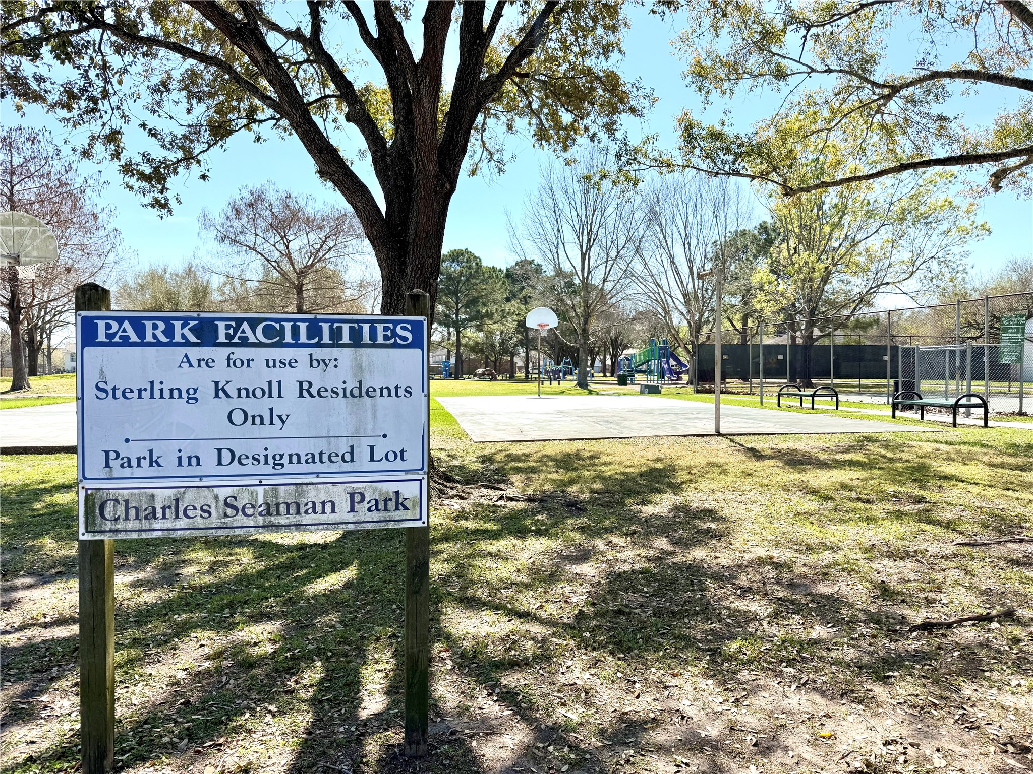 555 Shealy Street Houston, TX 77598 - Photo 35 of 41 a view of outdoor space with sign board