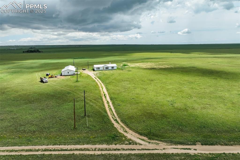 a view of a golf course with a wooden floor