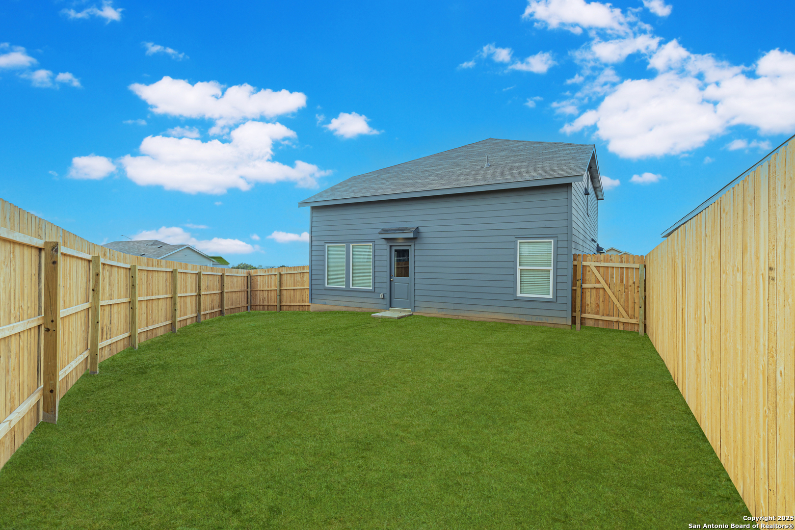 308 Kayden Court Marion, TX 78124 - Photo 19 of 23 a view of backyard with garden