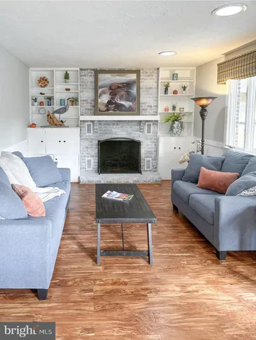 a view of a hallway with front door