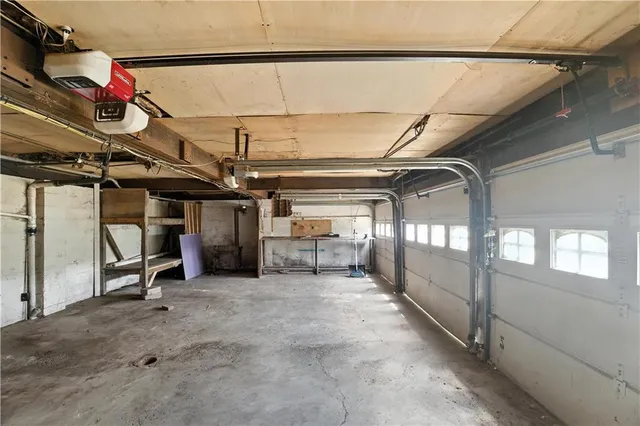 a view of a storage room