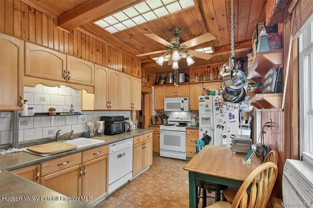 a city view with a seating space