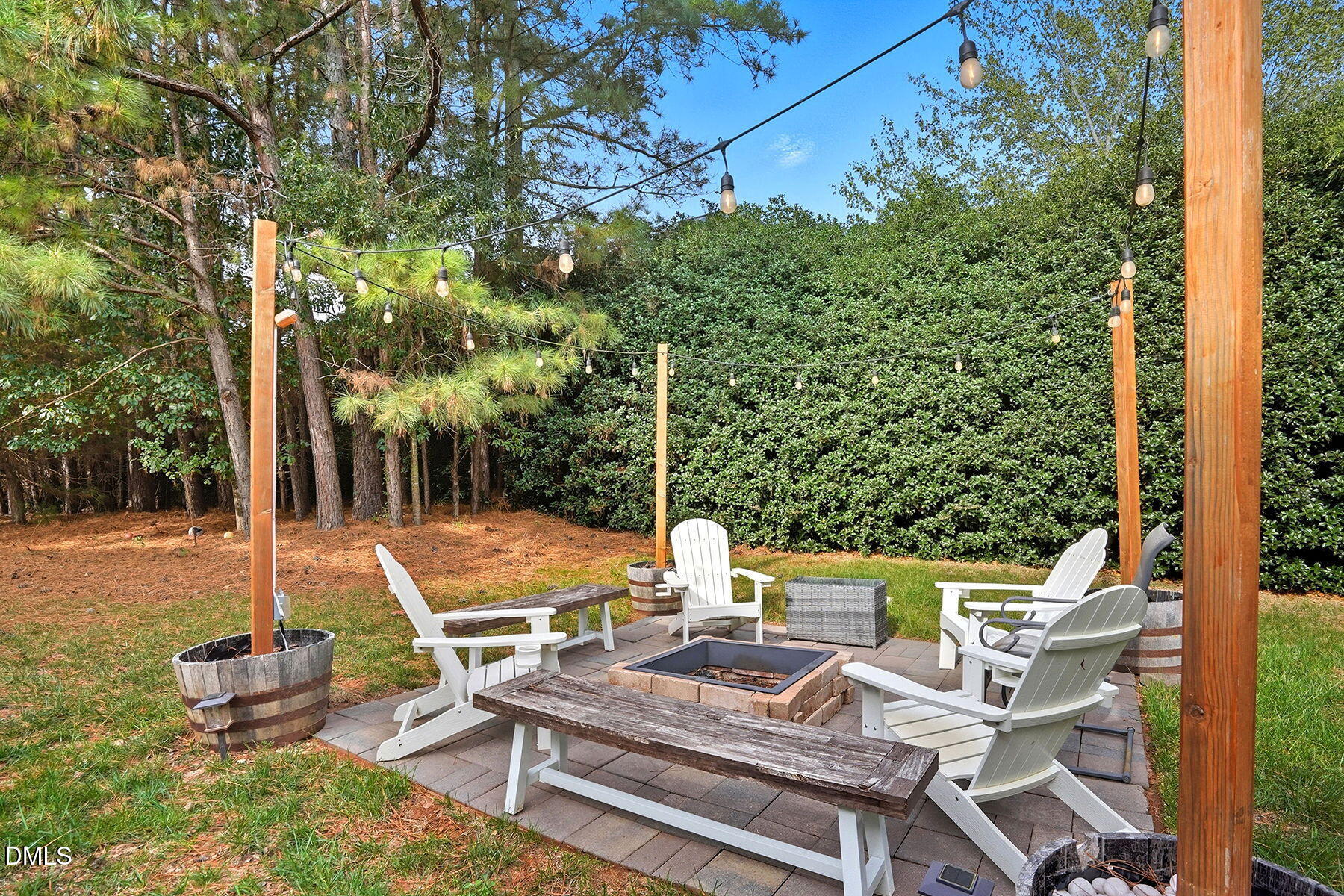 1012 Clatter Avenue Wake Forest, NC 27587 - Photo 30 of 34 a view of backyard with sitting area