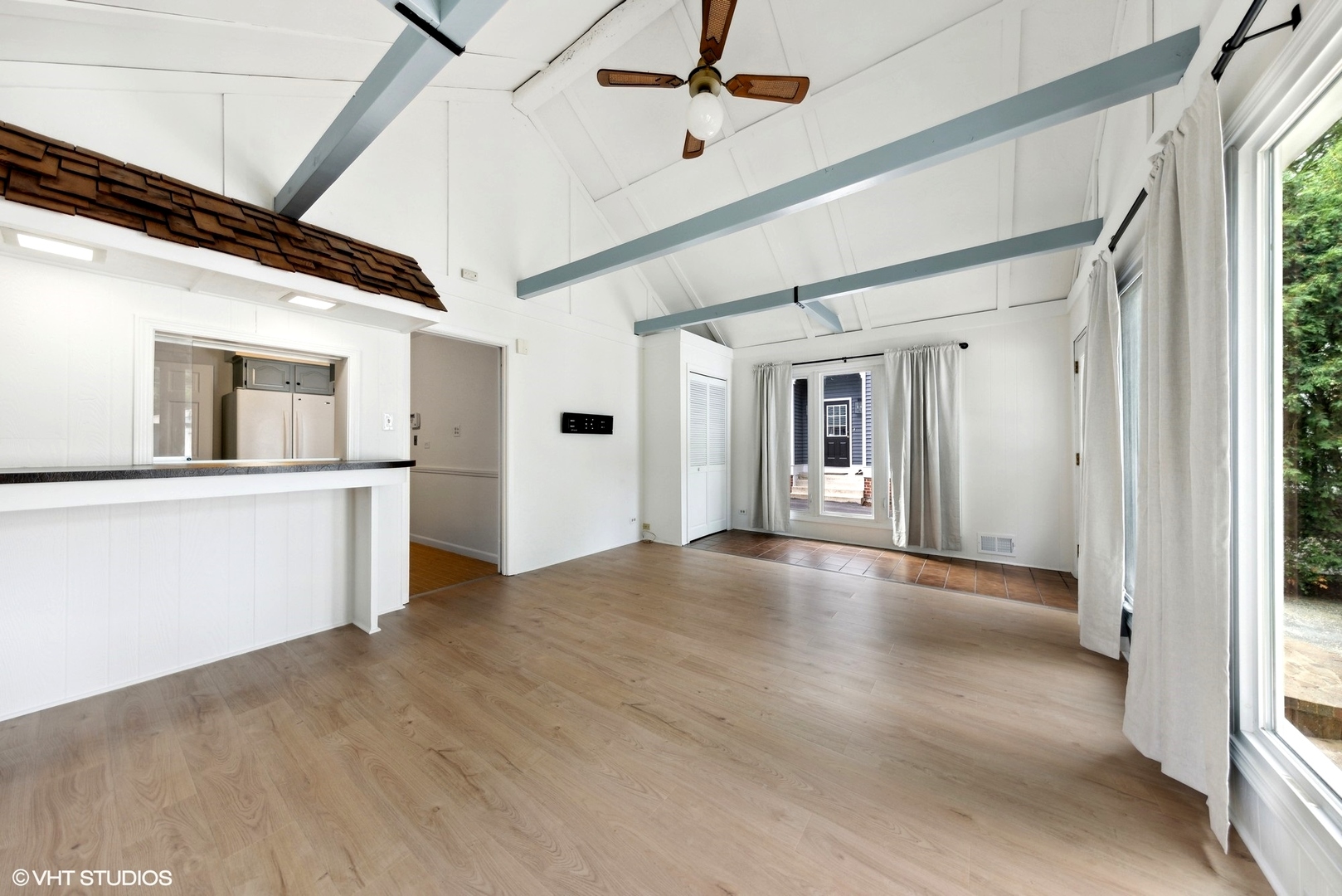 Undisclosed Address Western Springs, IL 60558 - Photo 8 of 15 a view of a big room with wooden floor and windows