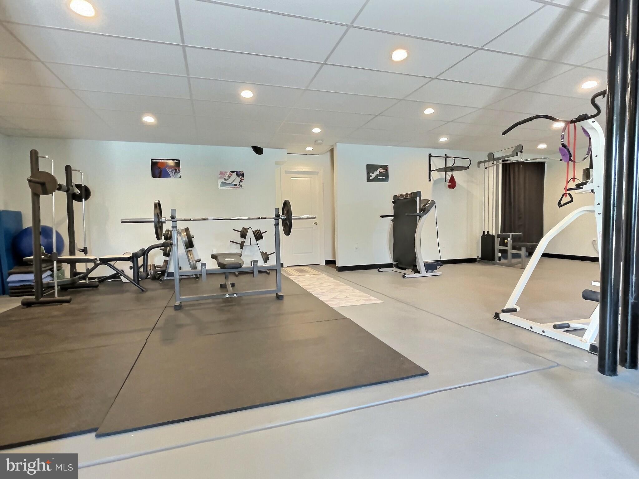 44 Waverly Drive Columbus, NJ 08022 - Photo 39 of 64 Walkout Basement - Entertainment Area