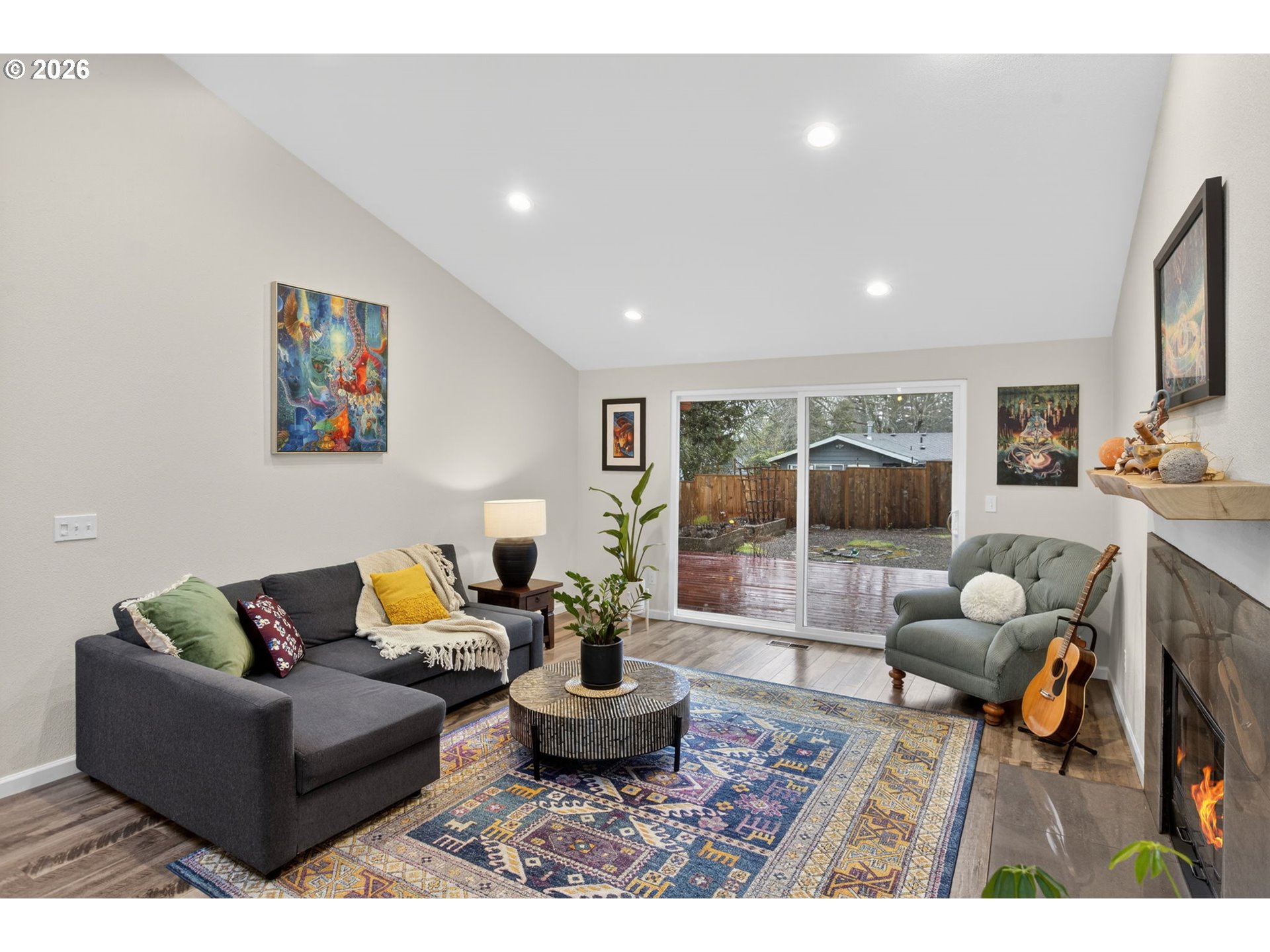 4721 Southwest 45th Avenue Portland, OR 97221 - Photo 5 of 29 a living room with furniture and a large window