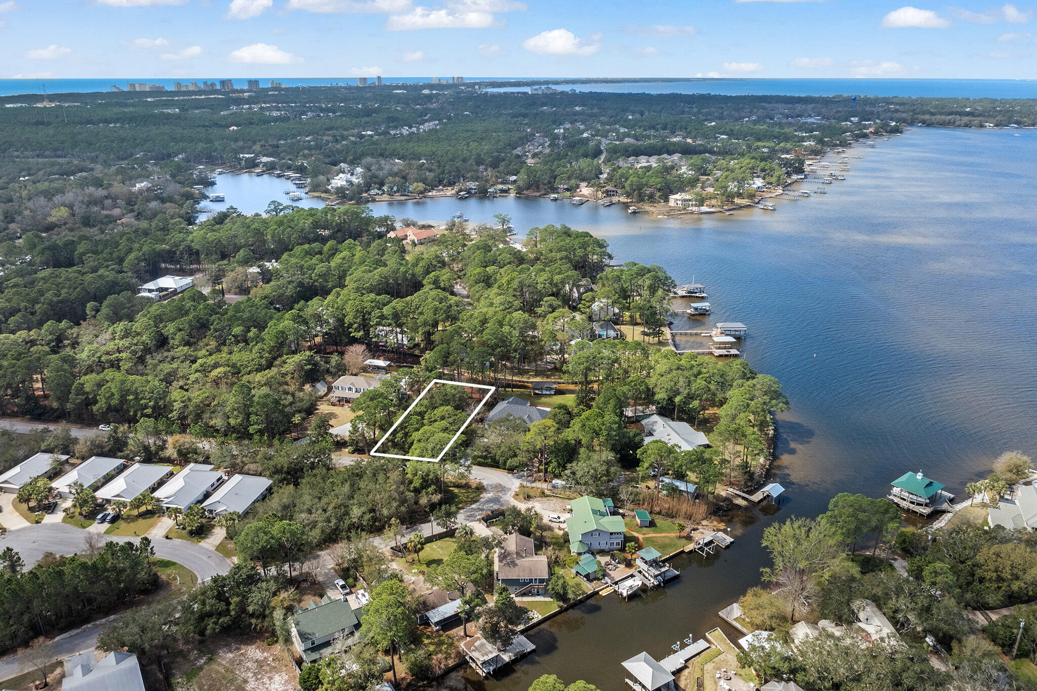 Lot 18 West Hewett Road Santa Rosa Beach, FL 32459 - Photo 5 of 9 a view of city and ocean