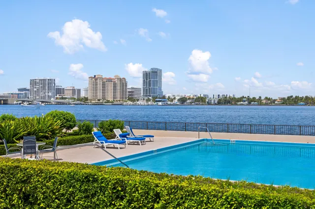 a view of outside space and a yard