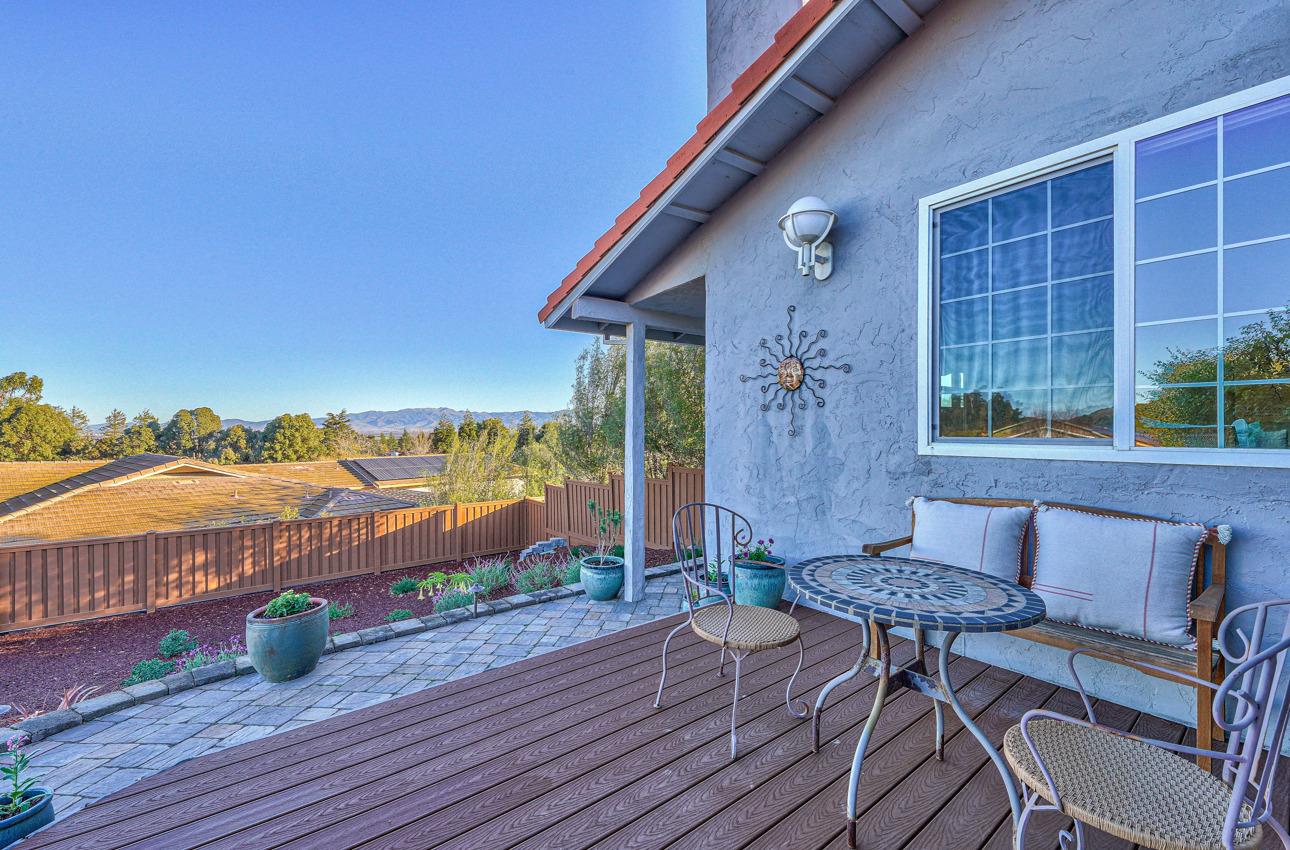 22511 Murietta Road Salinas, CA 93908 - Photo 31 of 58 a view of a balcony with table and chairs