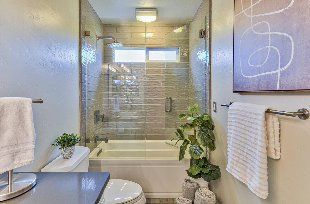 22511 Murietta Road Salinas, CA 93908 - Photo 52 of 58 a bathroom with a potted plant and a bath tub