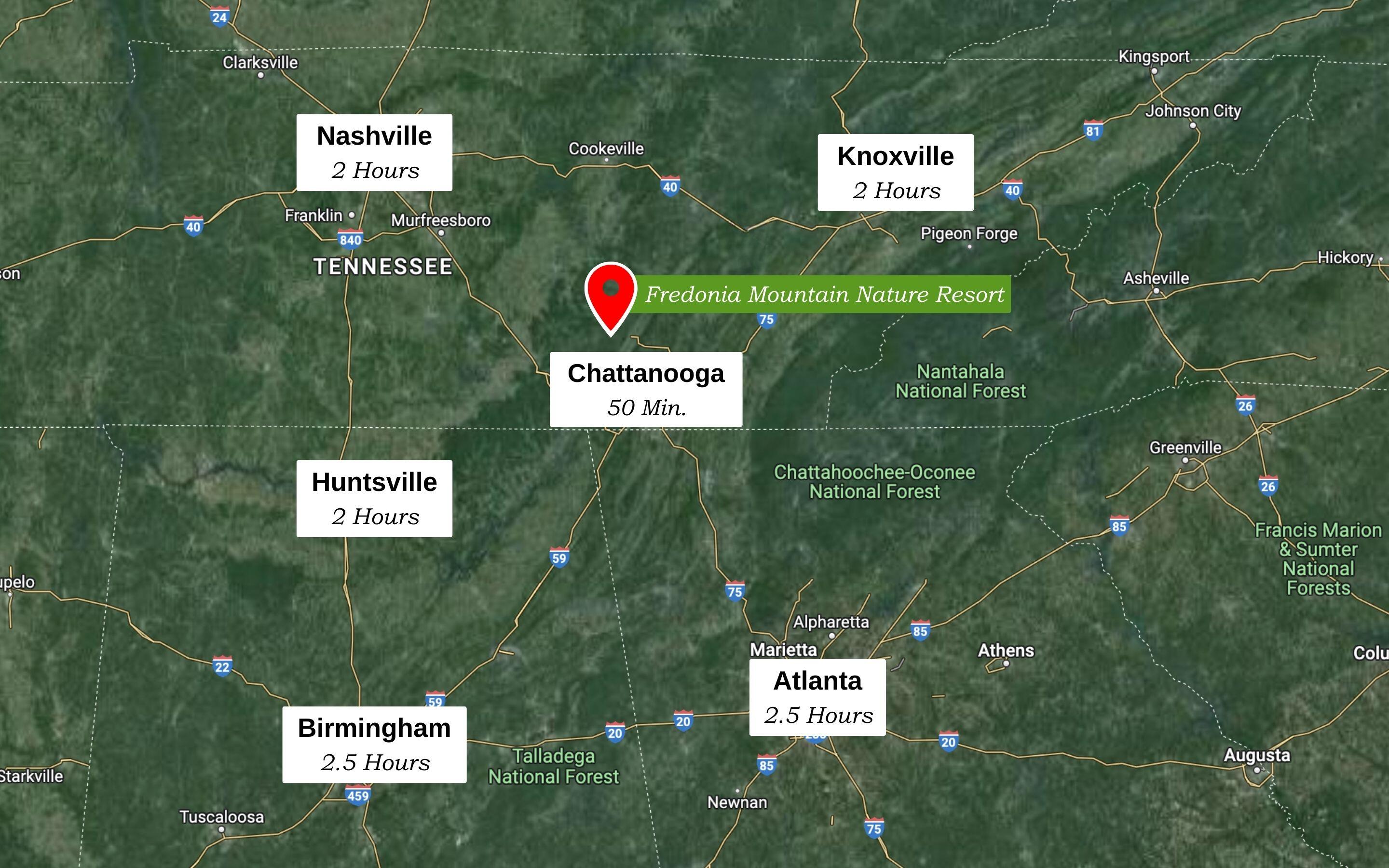 Lot 547 Wilderness Way Dunlap, TN 37327 - Photo 16 of 17 Easy Drive to Dynamic Southern Cities