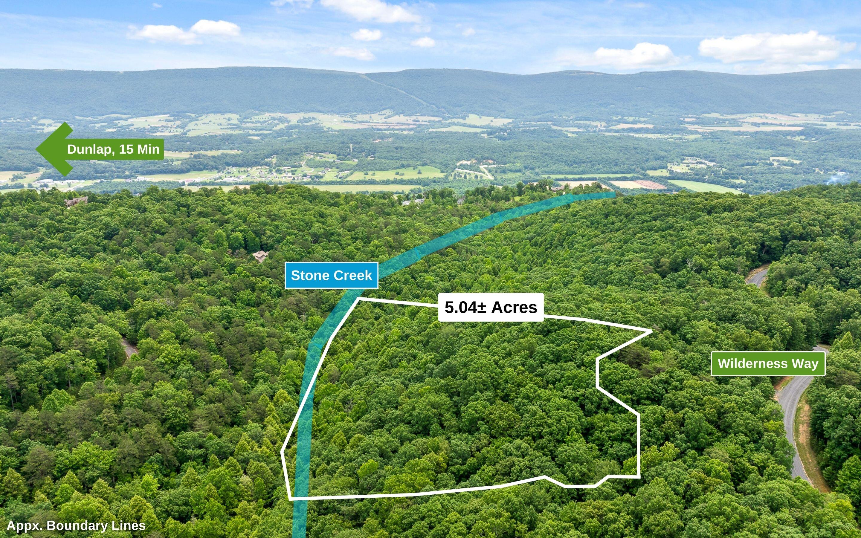 Lot 547 Wilderness Way Dunlap, TN 37327 - Photo 2 of 17 Aerial of Property Lines