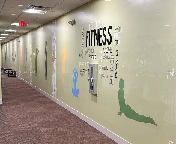 a view of a hallway with entryway