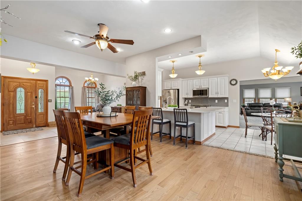 2108 Mickanin Road Irwin, PA 15642 - Photo 7 of 31 a view of a dining area with furniture and chandelier