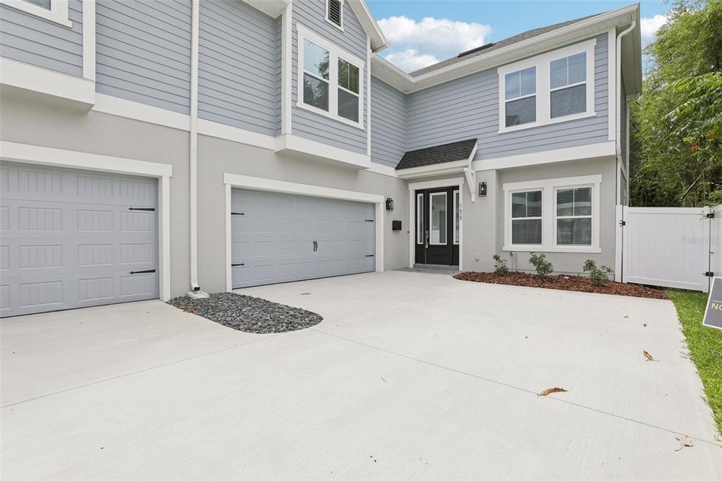 a view of a house with a outdoor space
