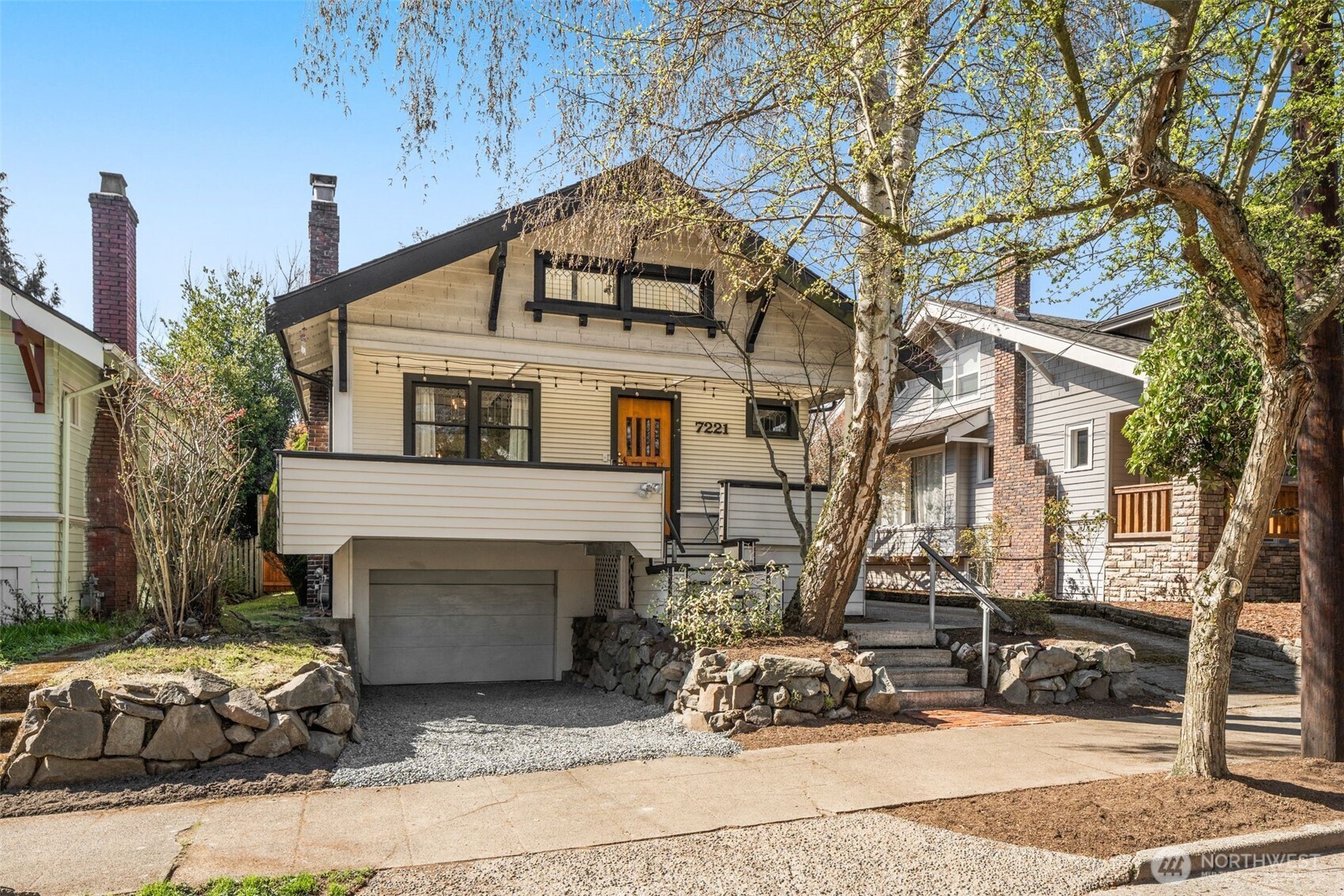 7221 4th Avenue Northwest Seattle, WA 98117 - Photo 1 of 1 a front view of a house with sitting area