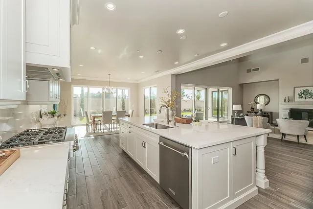 a view of a room with a bench