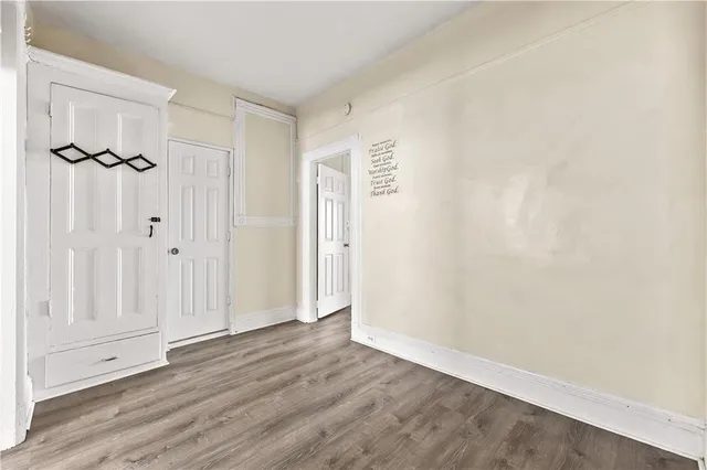 a view of an empty room