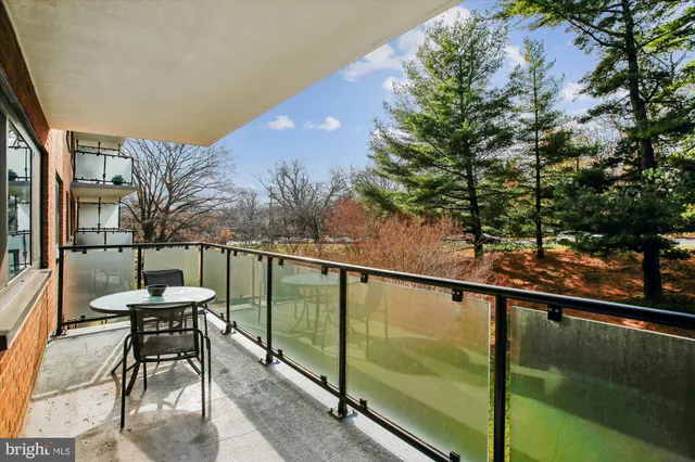 a view of balcony and patio