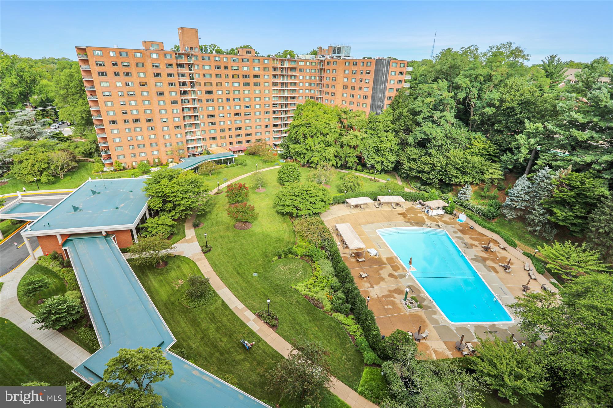 4201 Cathedral Avenue Northwest, Unit 407W Washington, DC 20016 - Photo 36 of 54 an aerial view of a city