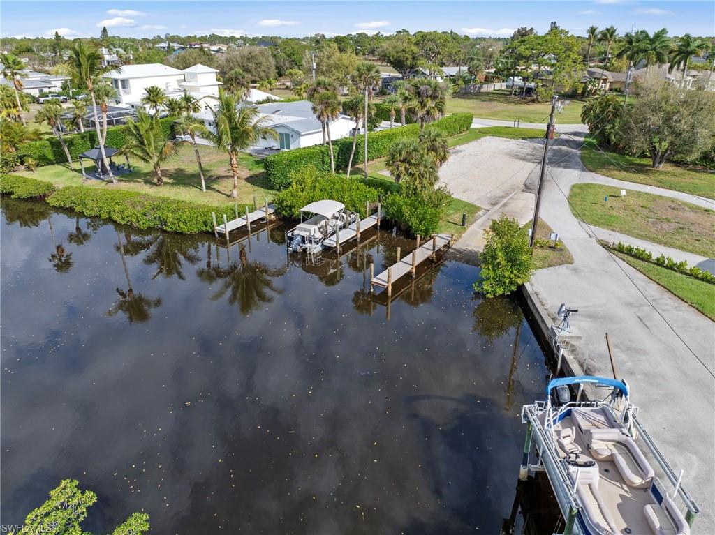 4724 Riverside Drive Estero, FL 33928 - Photo 42 of 44 an aerial view of a house with outdoor space