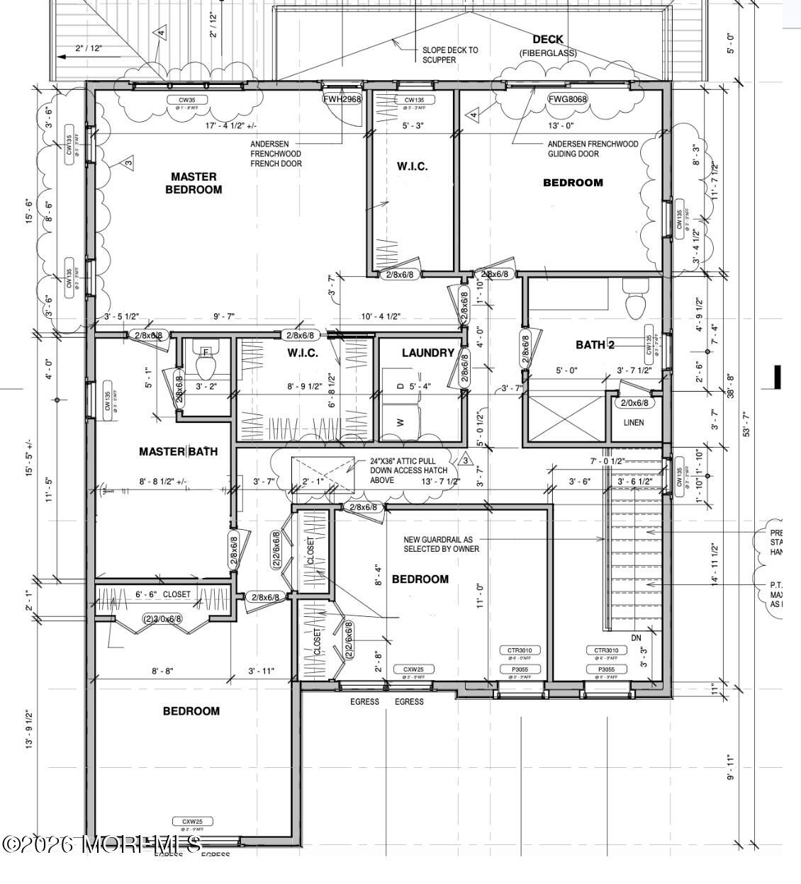 1710 Certainty Drive Point Pleasant, NJ 08742 - Photo 90 of 90 1710 Certainty Dr - Floor Plans 3rd Leve