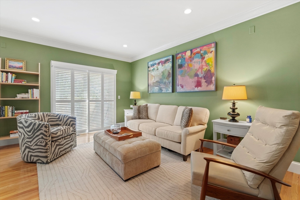 3 A Mill Street, Unit 3A Arlington, MA 02476 - Photo 14 of 38 a living room with furniture and a large window