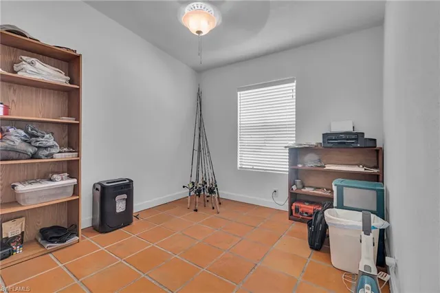 a room with storage and utility