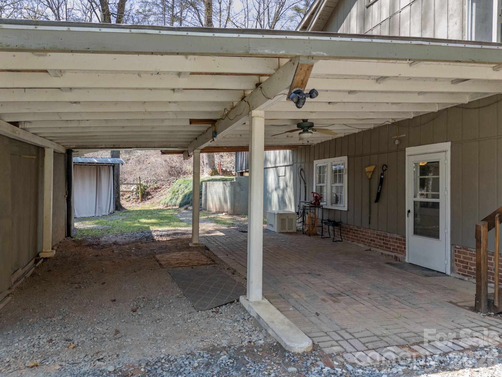 7 Rippy Road Tryon, NC 28782 - Photo 12 of 46 a view of a room with wooden roof and sitting space