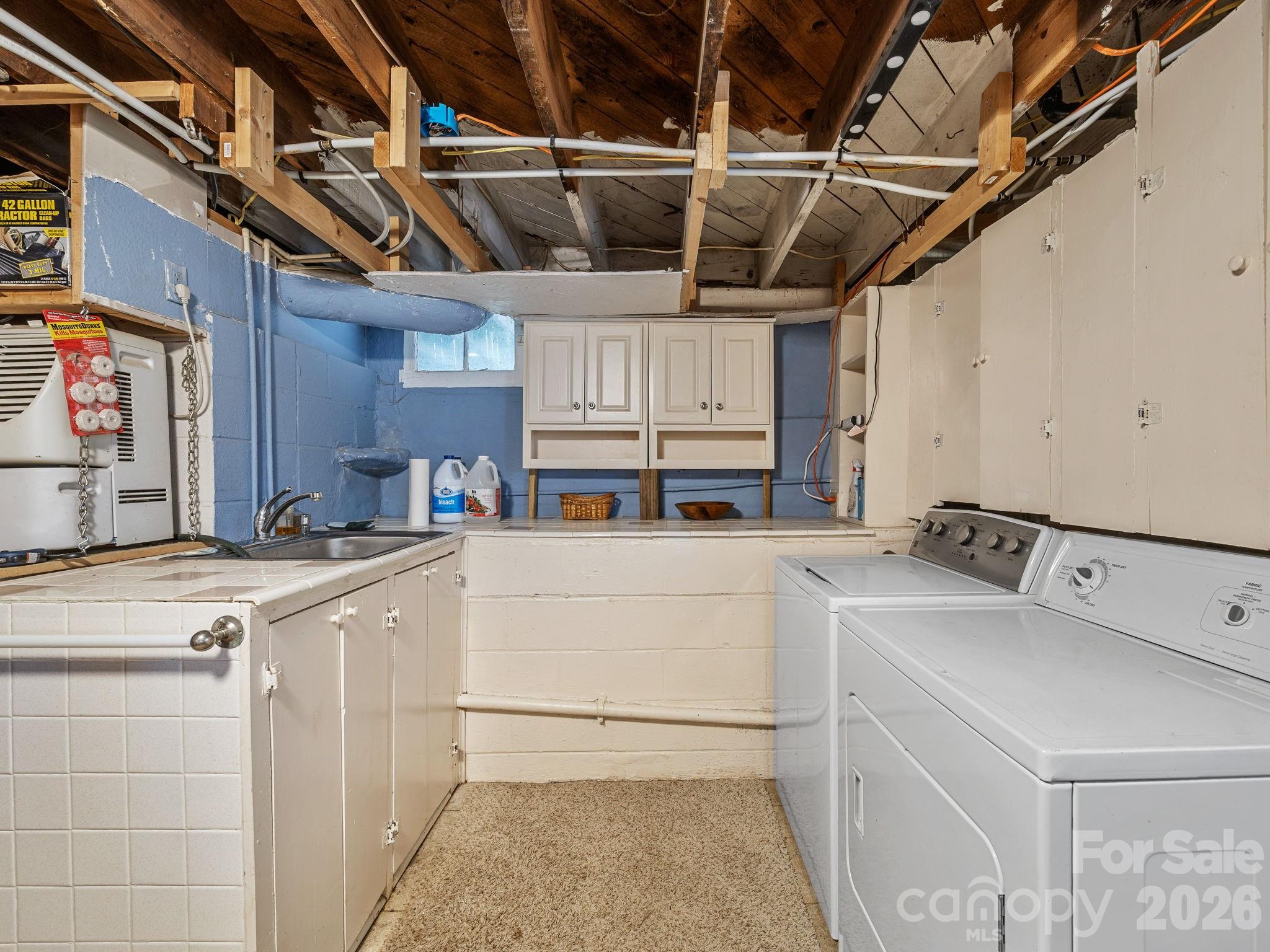 7 Rippy Road Tryon, NC 28782 - Photo 44 of 46 a utility room with dryer and washer