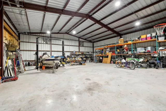 a view of a storage in a room