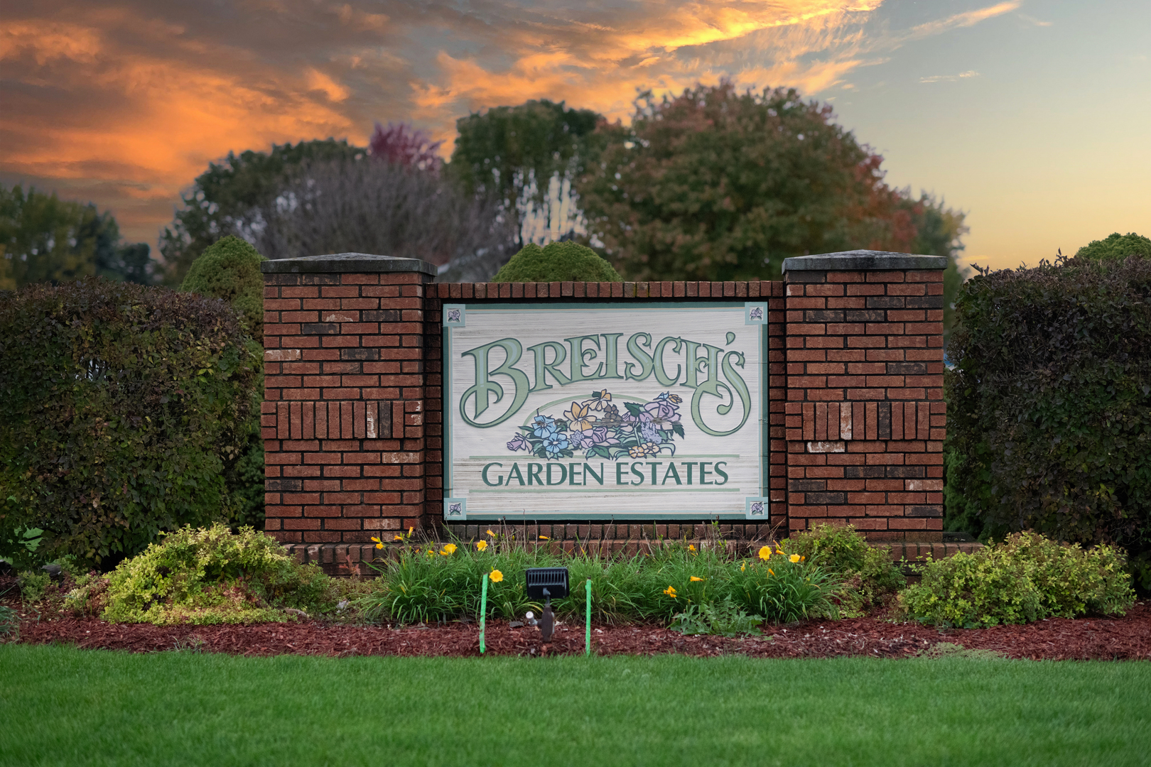 a sign on the side of the building