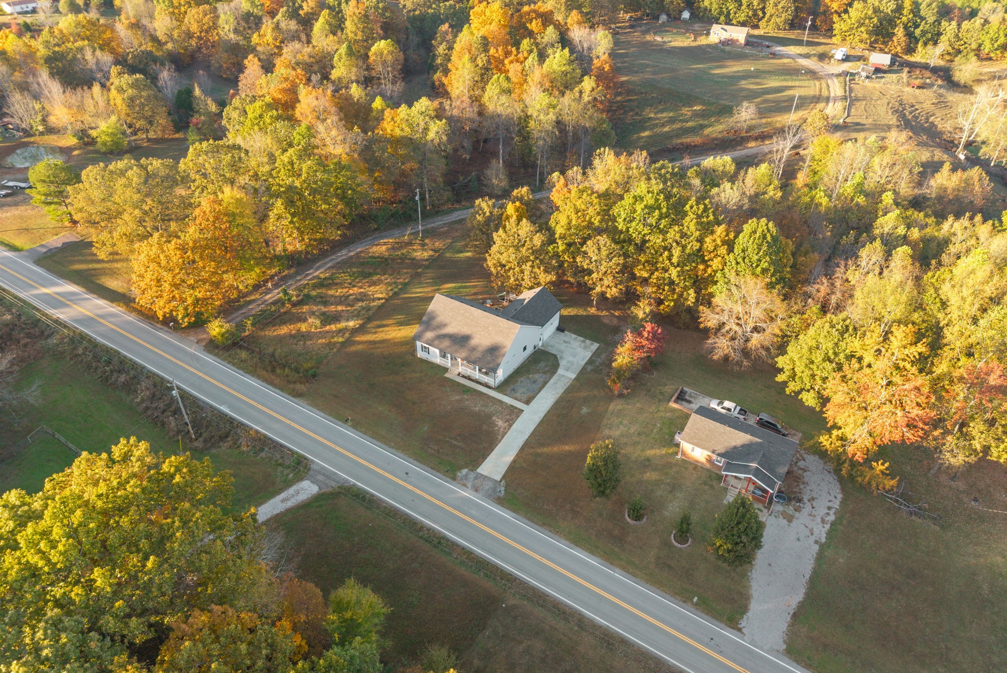 4553 Cumberland City Road Indian Mound, TN 37079 - Photo 40 of 44 a view of swimming pool from a window