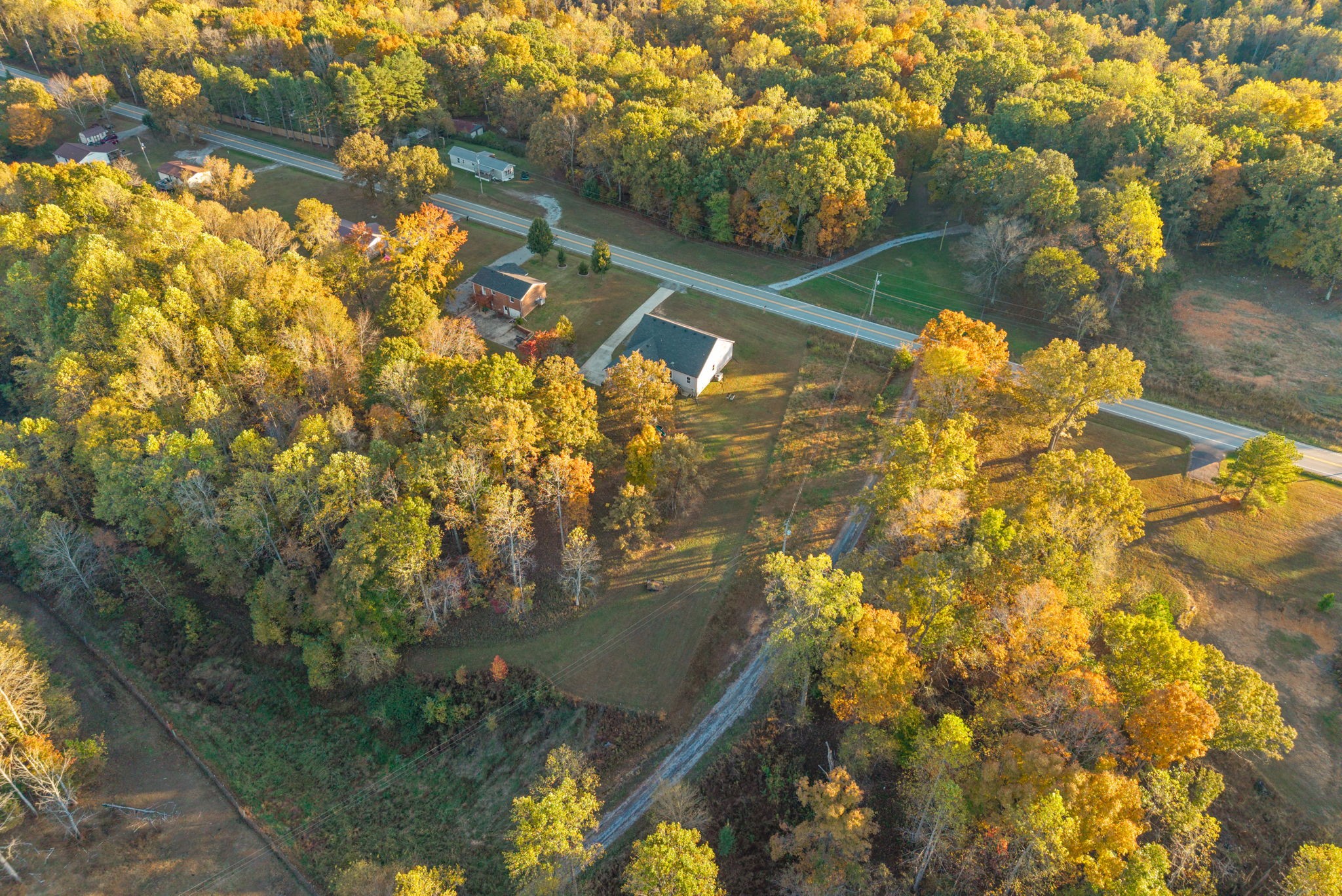 4553 Cumberland City Road Indian Mound, TN 37079 - Photo 42 of 44 a view of lake from a house