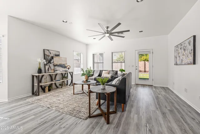 a view of a refrigerator in the kitchen