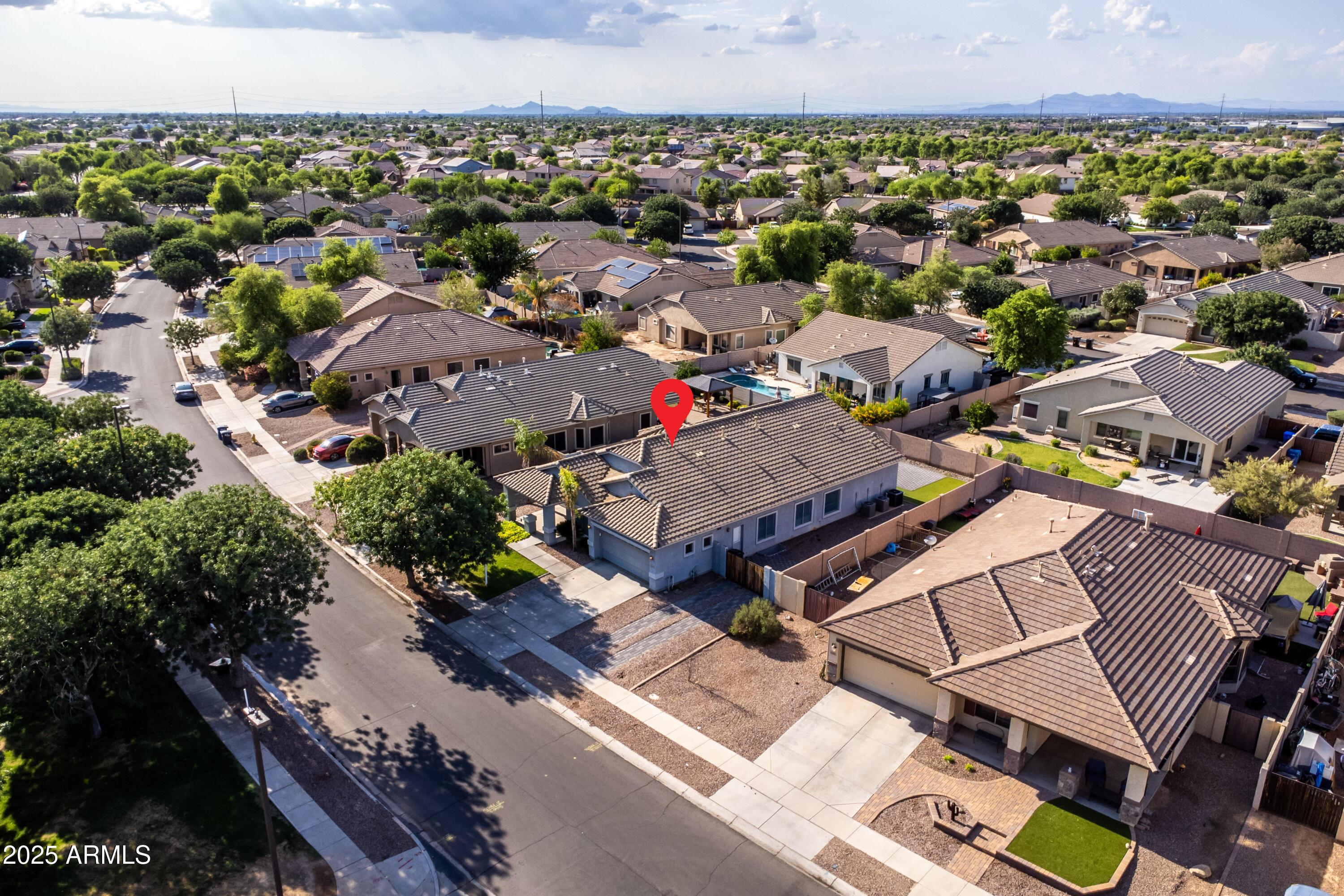 4140 East Claxton Avenue Gilbert, AZ 85297 - Photo 76 of 112 an aerial view of a city