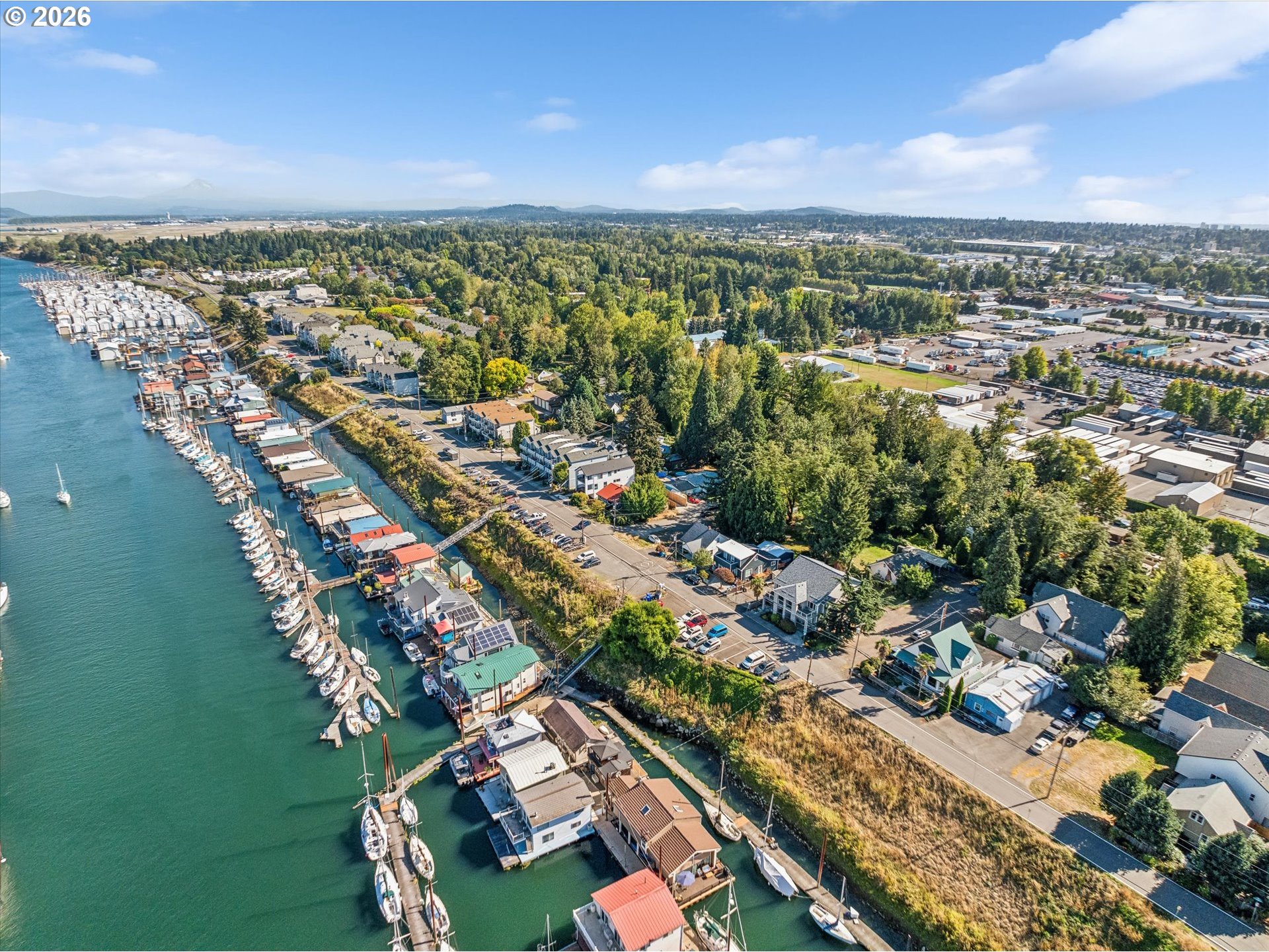 2-12 Northeast Bridgeton Road Portland, OR 97211 - Photo 7 of 8 an aerial view of residential building with outdoor space