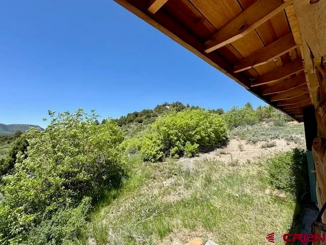 a view of lake from balcony