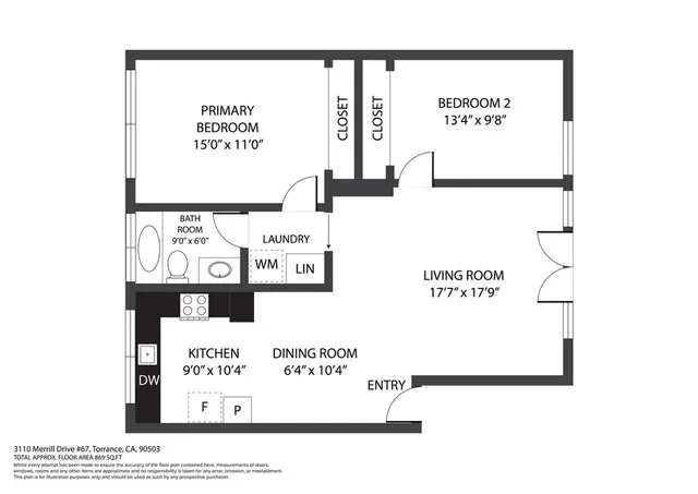 $585,000 | 3110 Merrill Drive, Unit 67, Torrance, CA 90503