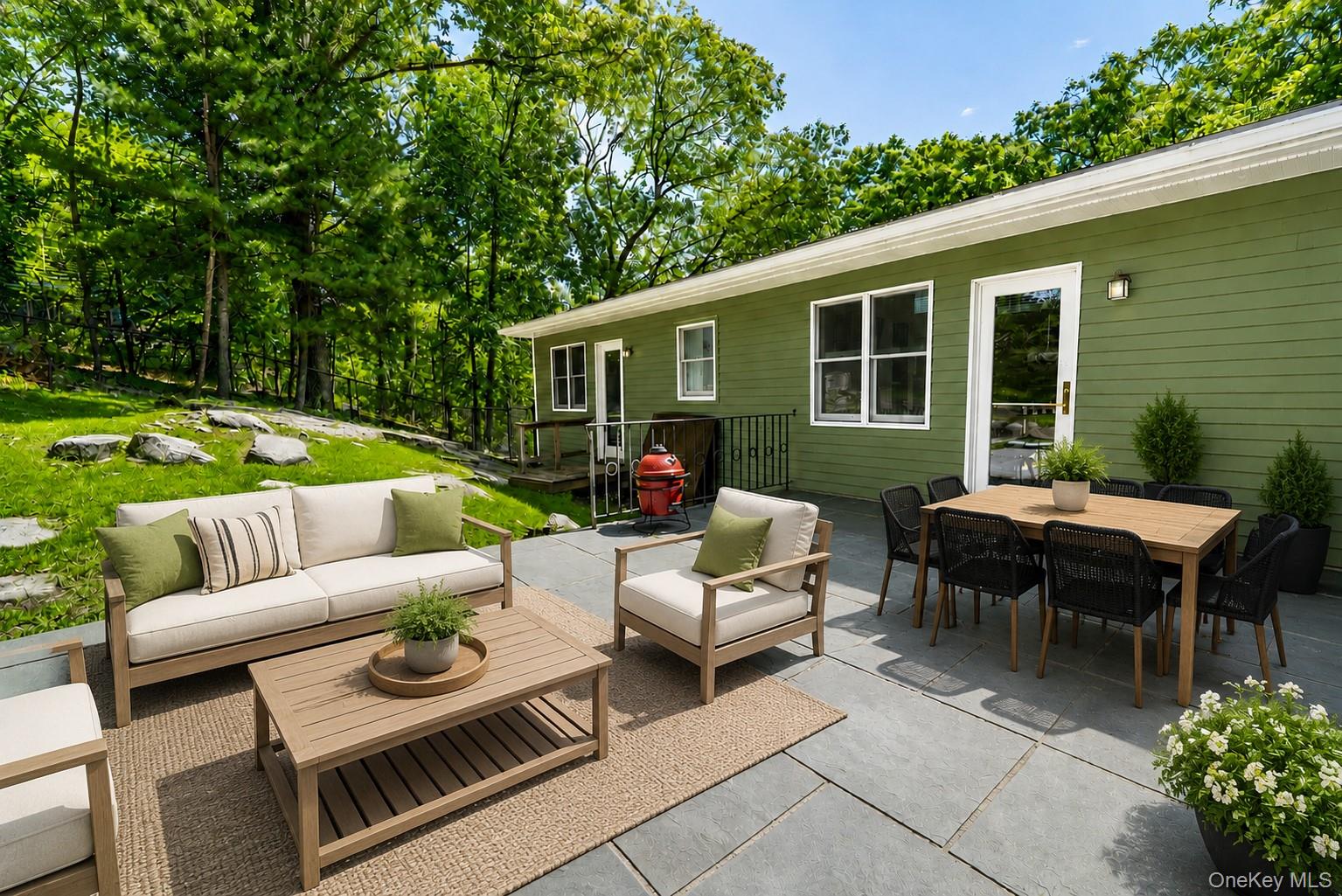31 Pleasant Road Lake Peekskill, NY 10537 - Photo 31 of 41 This digitally staged patio gives you a glimpse of what your backyard could look like—with the perfect setup for relaxing, entertaining, and enjoying the outdoors.