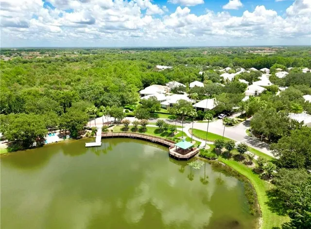 a view of a city and lake view