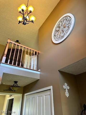 2761 Omega Road Greenwich, OH 44837 - Photo 18 of 50 Staircase featuring an inviting chandelier