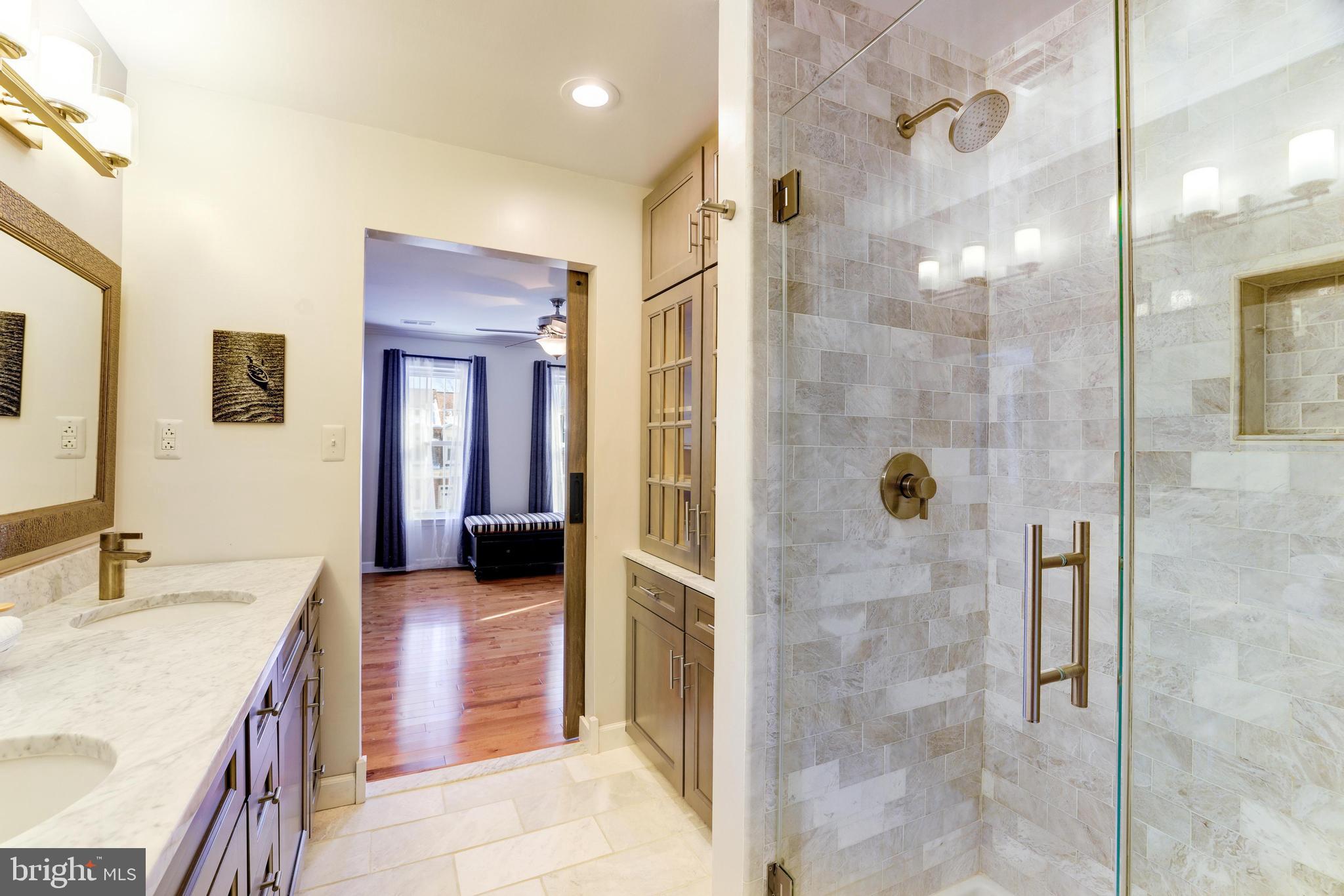 9053 Ottawa Place Silver Spring, MD 20910 - Photo 27 of 65 Glass frameless door and wall